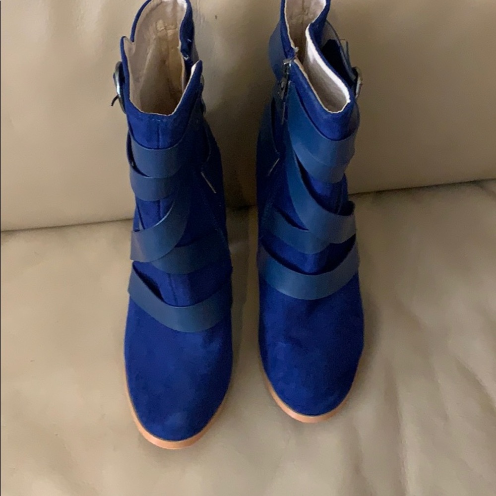 Blue boots